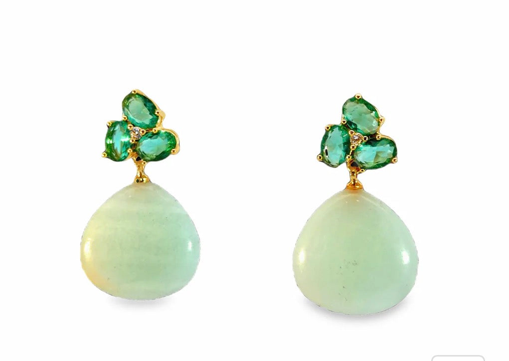 Gem Stone Luxe Earrings