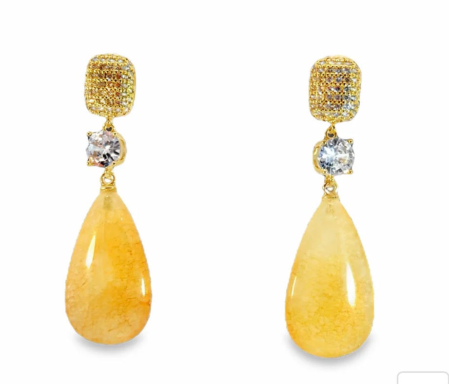 Gem Stone Luxe Earrings