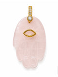 Natural Gemstone Lucky Hand Charm