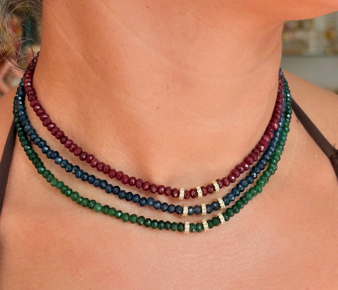 Luxe Crystal Bead Necklace