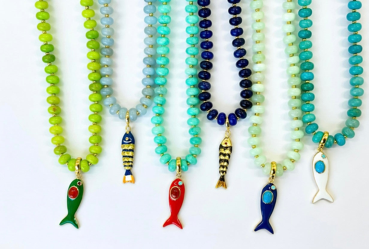 Mediterranean Fish Necklace