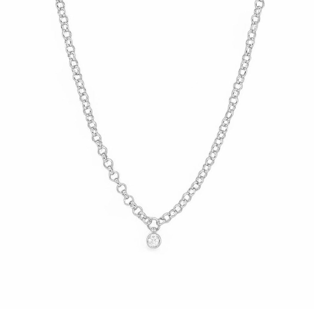 Single Stone Necklace