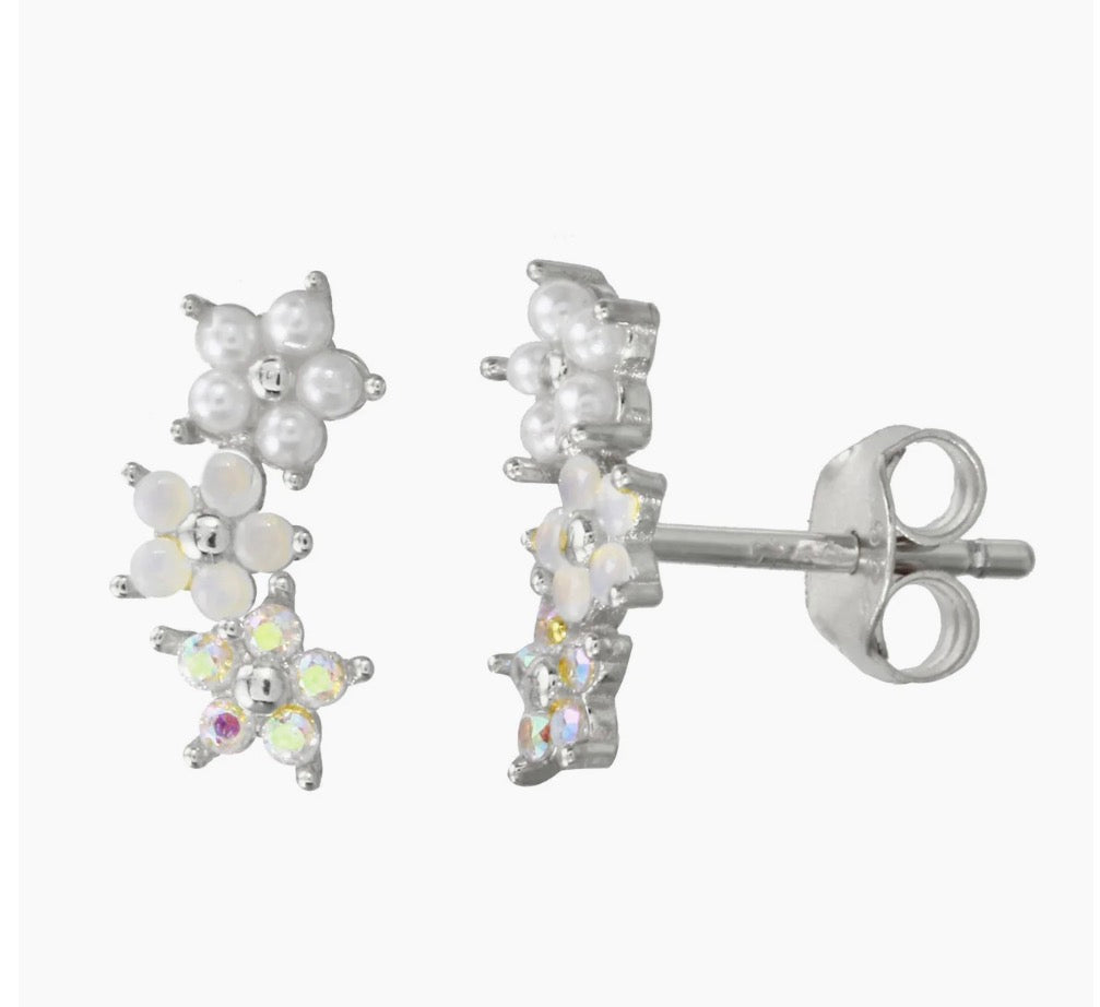 Mini Pendientes Florales Aura