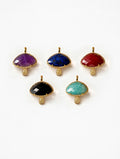 Mushroom Natural Stone Charm