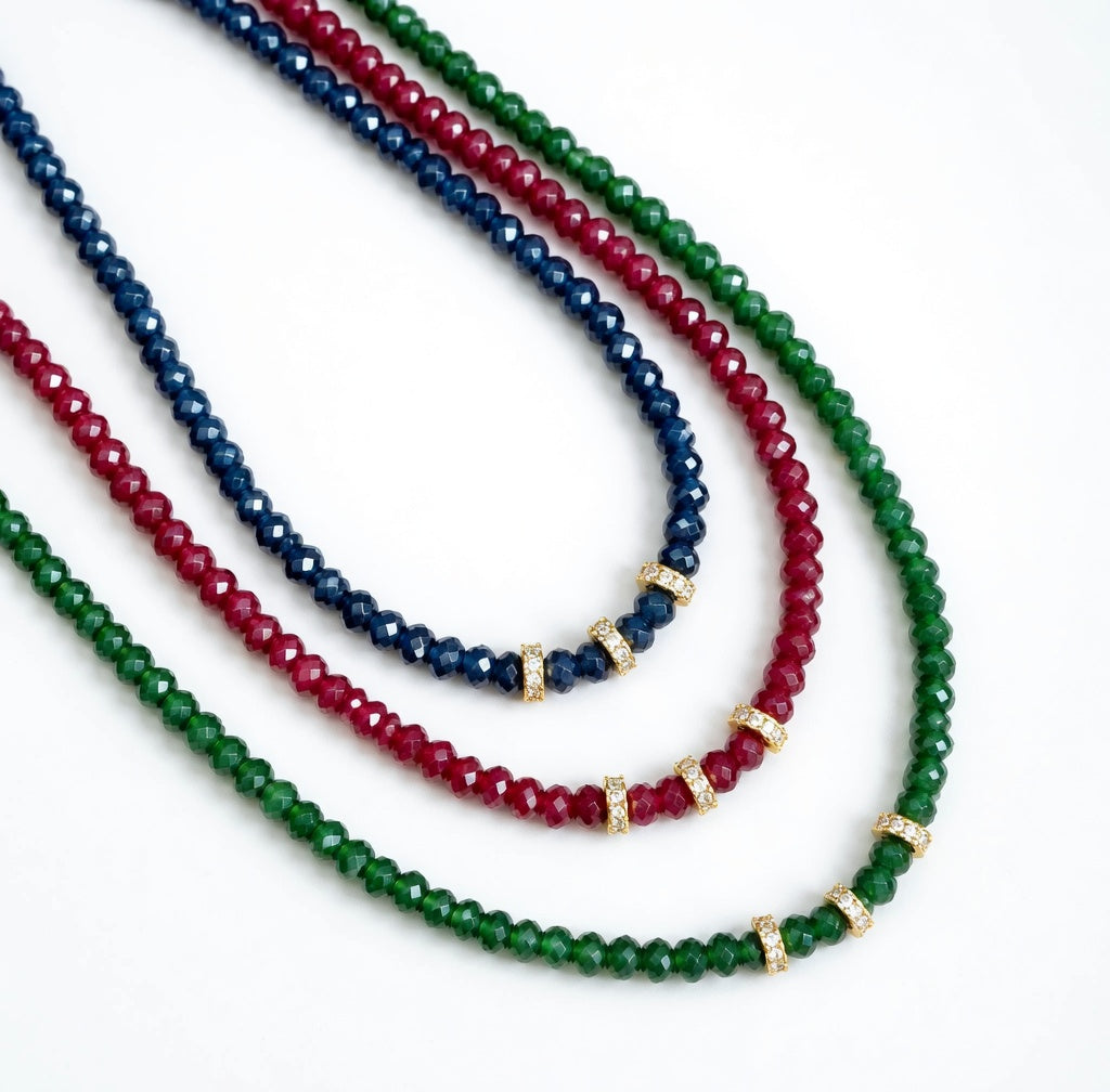 Luxe Crystal Bead Necklace