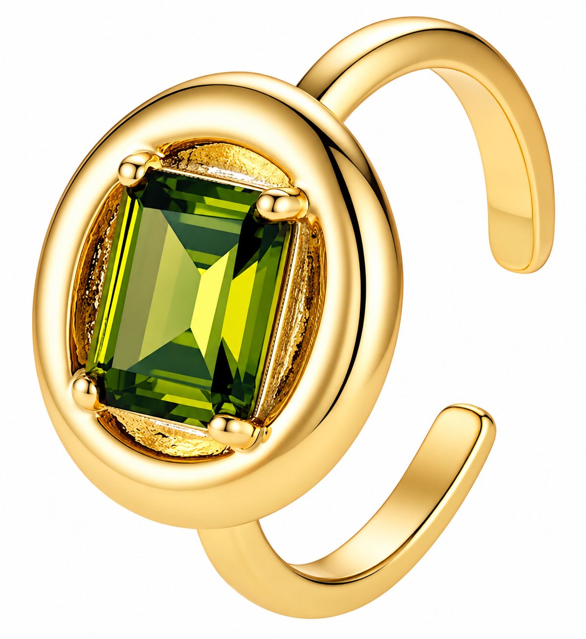 Solitaire Stone Adjustable Ring