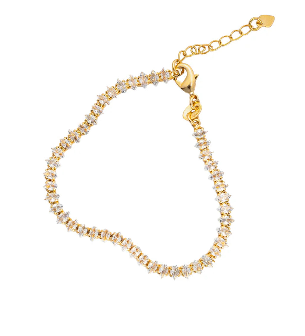 Marquise CZ Tennis Bracelet