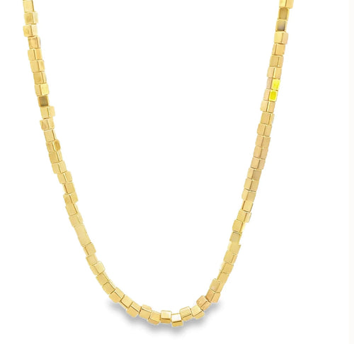 Collar de eslabones cúbicos