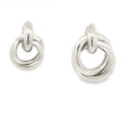 Small Two Plate Twisted Earrings