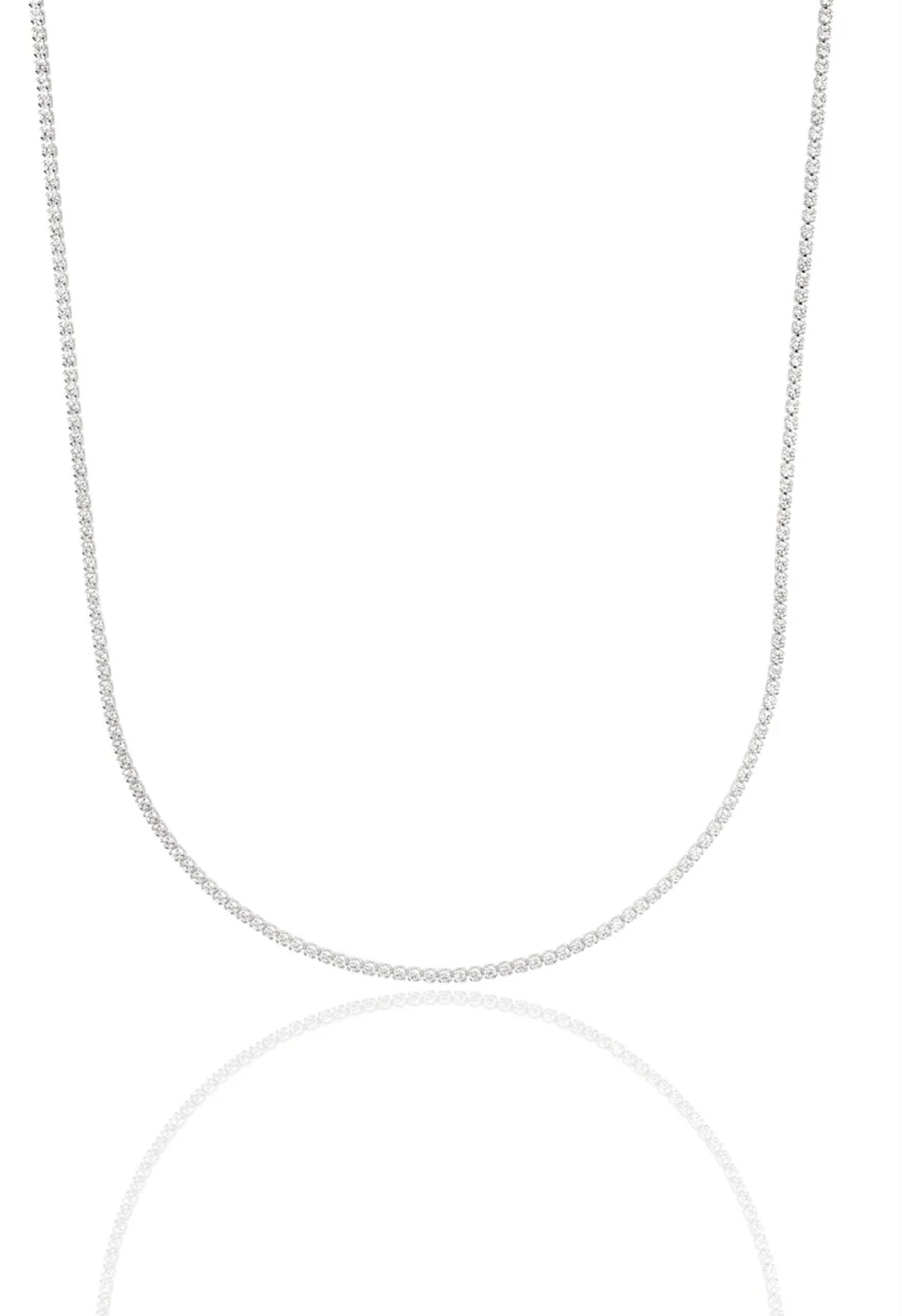 Micro CZ Tennis Choker 1MM