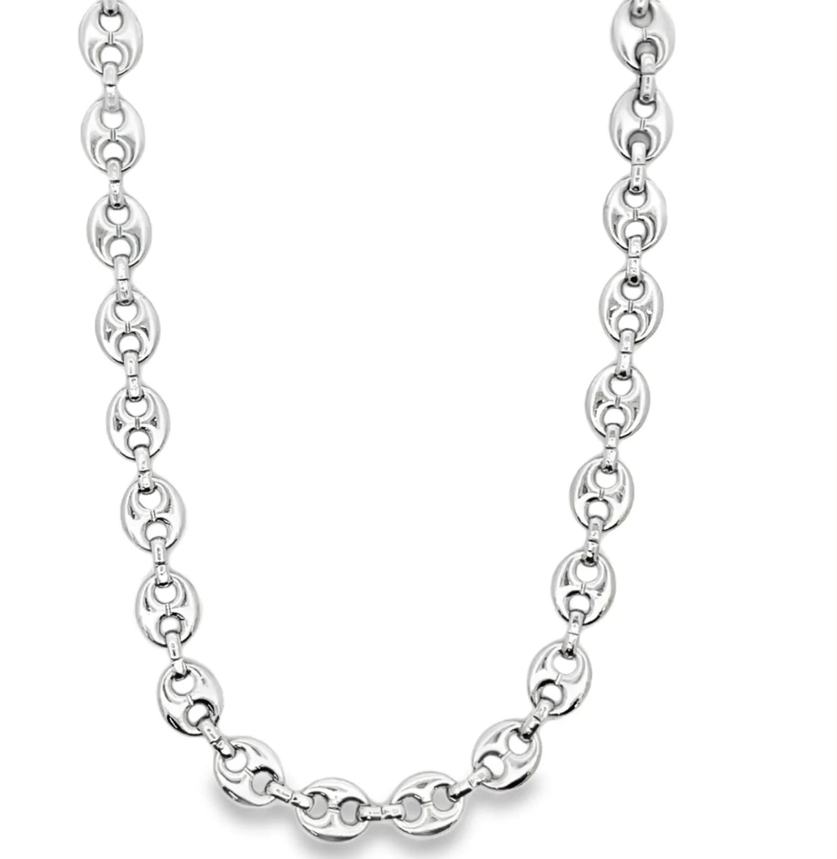 Thick Puffy Mariner Link Chain