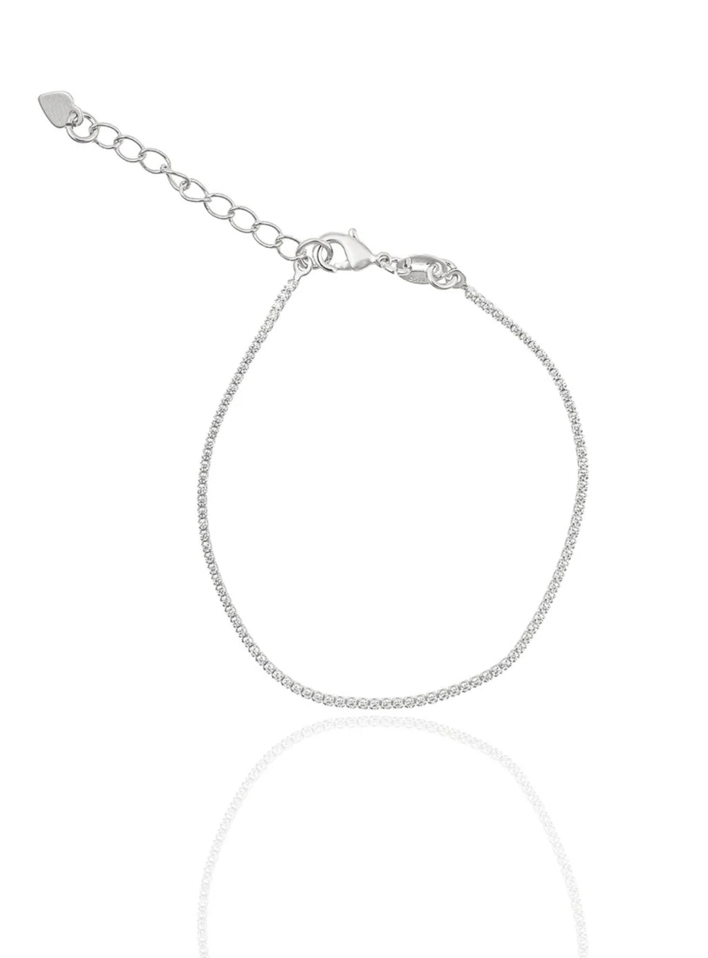 1mm Micro CZ Tennis Bracelet