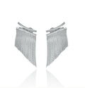 Short Drop Tassel Fringe Earrings