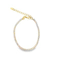 Teardrop CZ Tennis Bracelet 3mm