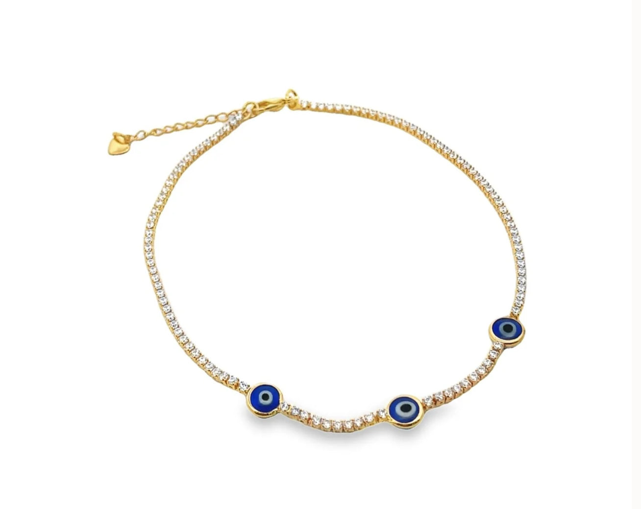 Lucky Eye Bracelet With CZ Stones